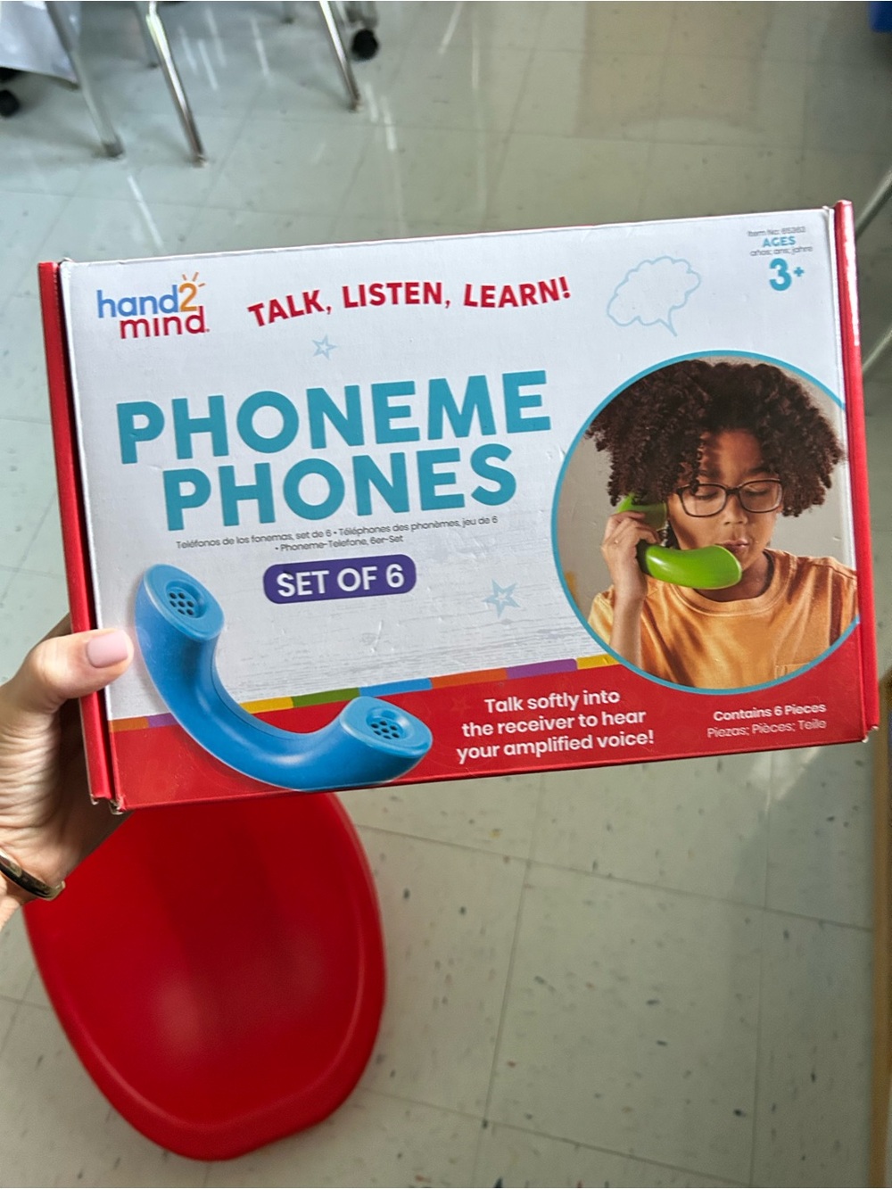 Phoneme Phones - Blue (Set of 6)
